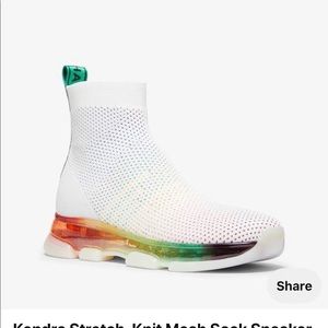 WOMENS MICHAEL KORS KENDRA BOOTIE FABRIC SHOES